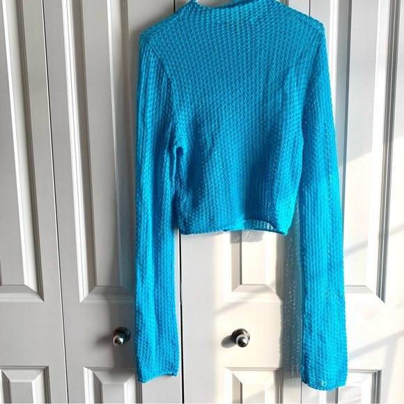 Zara - Pointelle Knit Sweater - Picture 6 of 7